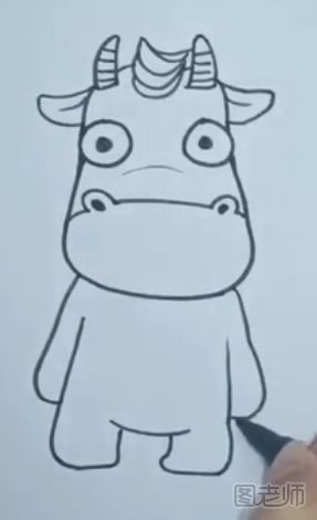 【简笔画】怎样画小牛简笔画   