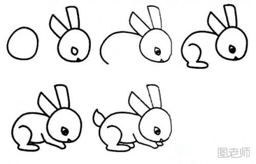 兔子的简笔画教程
