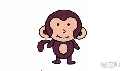 猴子简笔画教程步骤