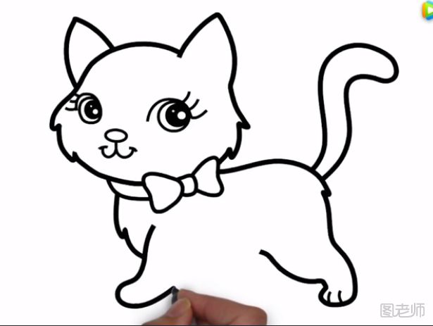 猫简笔画怎么画 