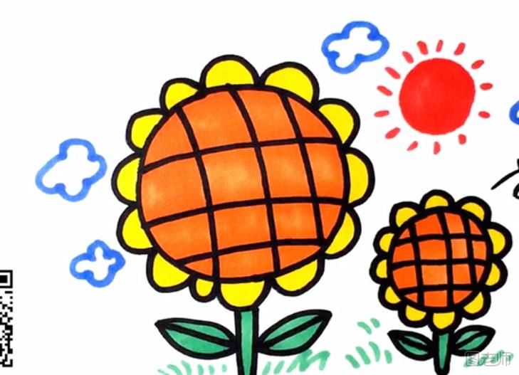 怎么画向日葵简笔画