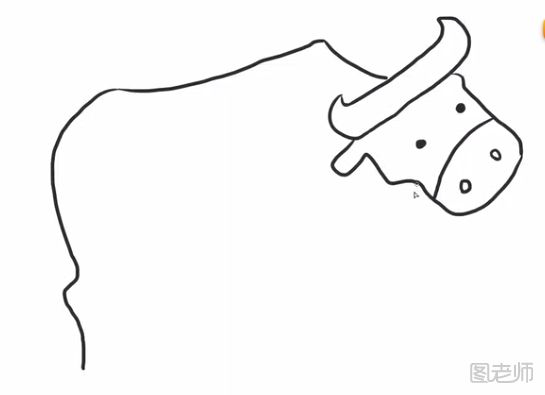 牛的简笔画步骤教程