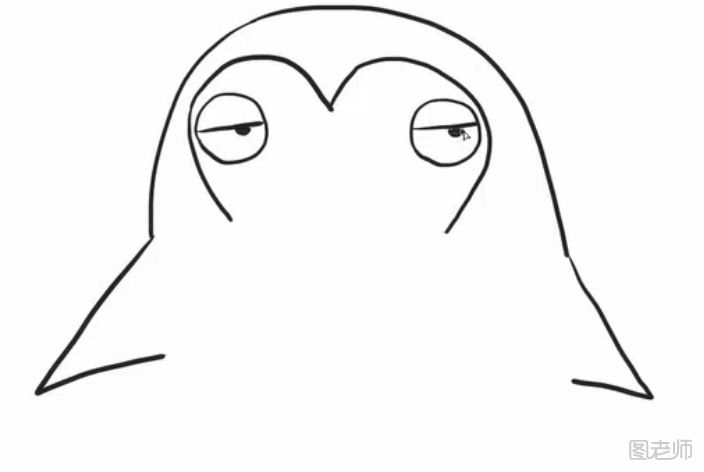企鹅简笔画自教程