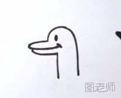 鸭子简笔画步骤教程