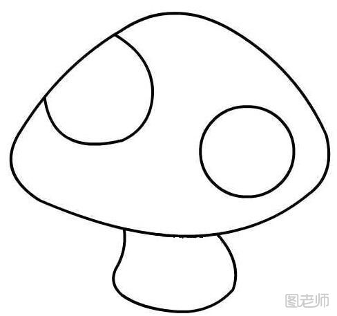 蘑菇的简笔画教程