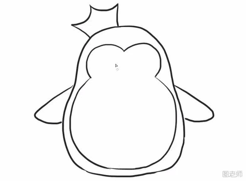 企鹅简笔画教程