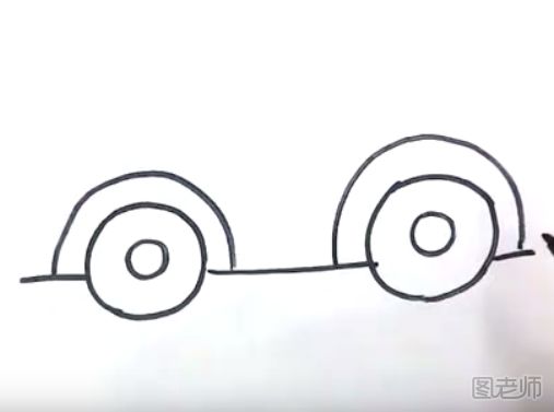小汽车简笔画怎么画？