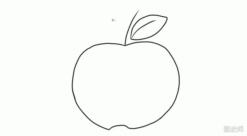 简单的苹果儿简笔画如何制作