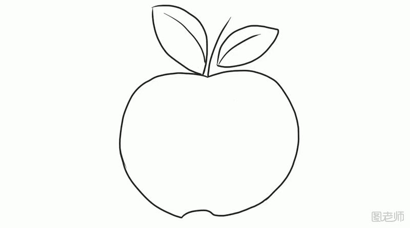 简单的苹果儿简笔画如何制作