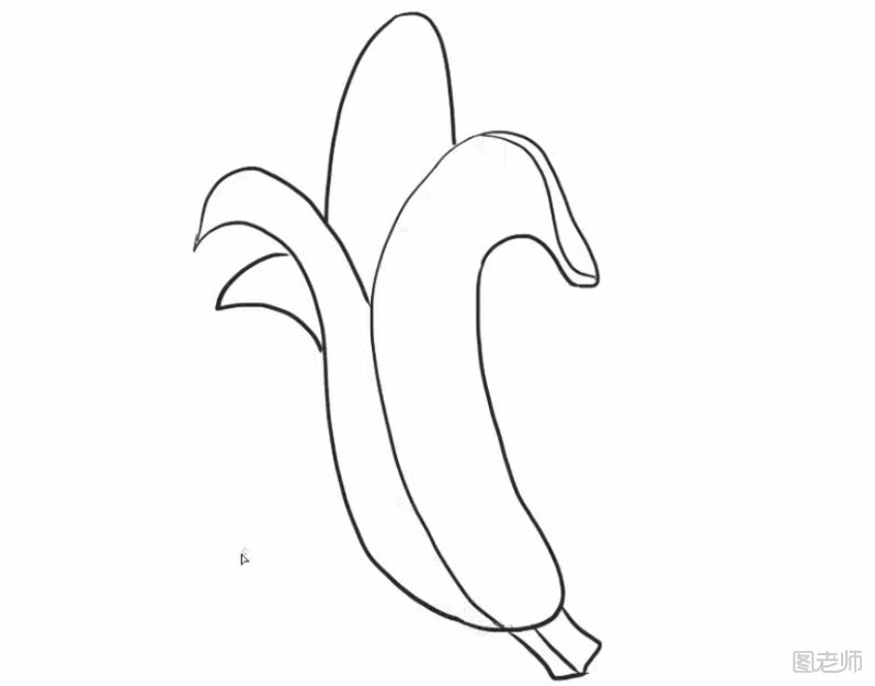 香蕉简笔画教程