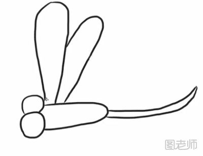 简单的蜻蜓简笔画步骤教程