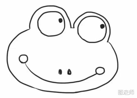 【图】可爱小青蛙简笔画图解教程,怎么画一只