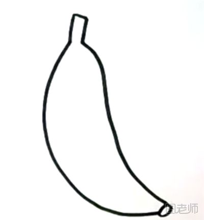 香蕉的简笔画教程