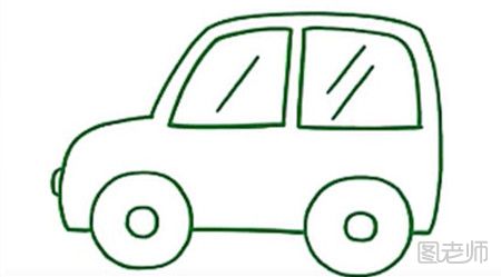 【图】小汽车简笔画教程,怎样画一辆小汽车