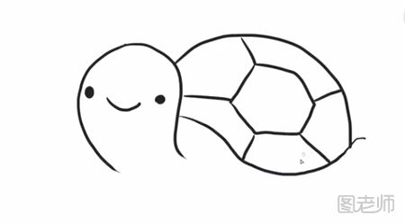 乌龟简笔画步骤教程