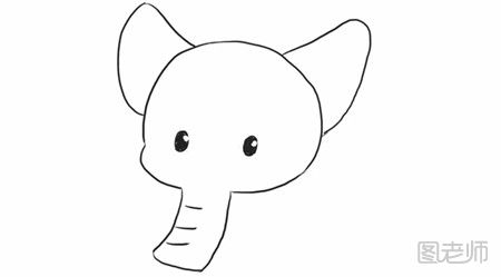 小象的简笔画教程