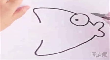 鱼的简笔画怎么画