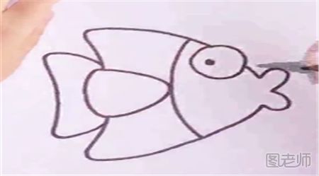 鱼的简笔画怎么画