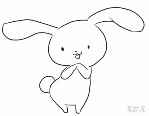 小兔子的简笔画教程