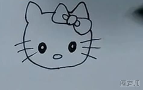 kitty猫简笔画图解教程