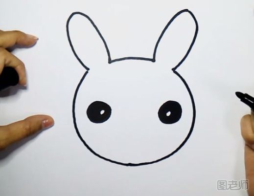 小兔子简笔画怎么制作