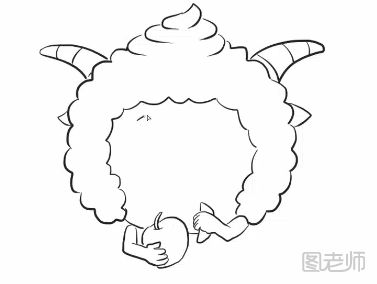 贪吃的懒羊羊简笔画视频教学