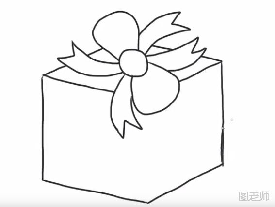 礼物盒简笔画怎么画？