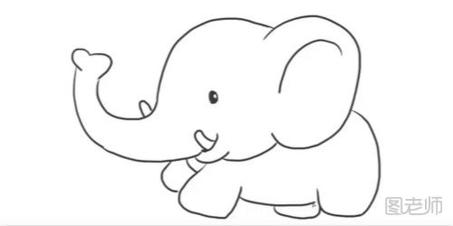 超简单的大象简笔画教程 大象简笔画怎么画