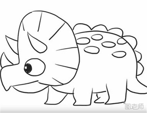 可爱恐龙的简笔画教程 怎么画一只可爱的恐龙