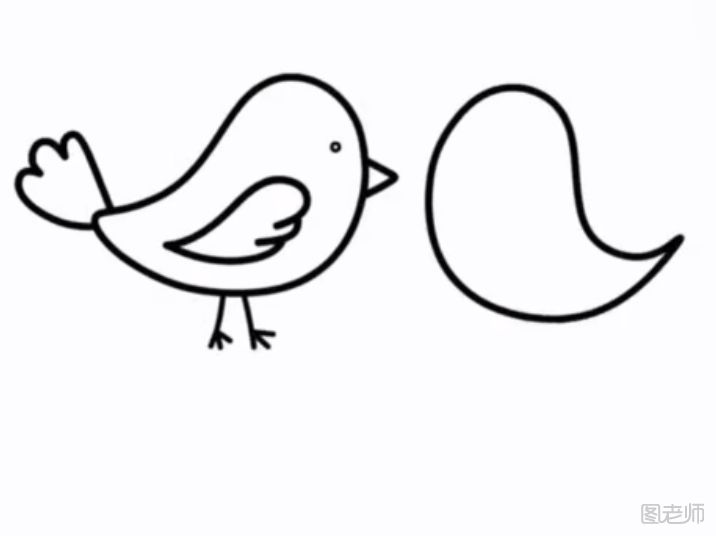小鸟简笔画教程 可爱的小小鸟简笔画怎么制作