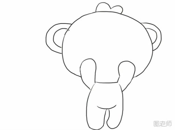 小熊简笔画图解教程 可爱的小熊怎么画
