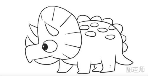 超简单的恐龙简笔画教程 恐龙怎么画