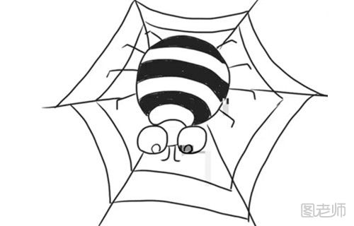卡通蜘蛛的简笔画视频教程 怎么画卡通蜘蛛的简笔画