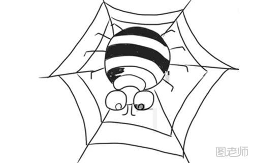 卡通蜘蛛的简笔画视频教程 怎么画卡通蜘蛛的简笔画