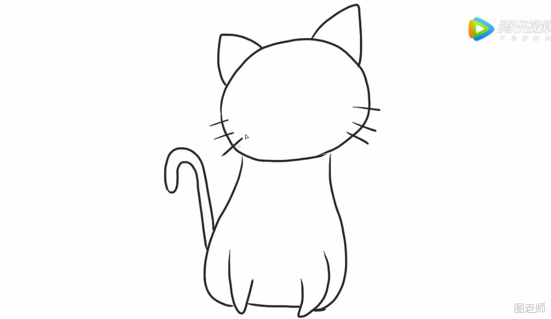 小猫咪简笔画怎么画 怎么画一只小猫咪