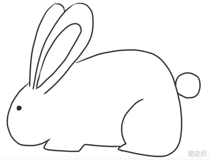 可爱兔子怎么画