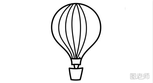 简单的热气球简笔画教程  热气球怎么画