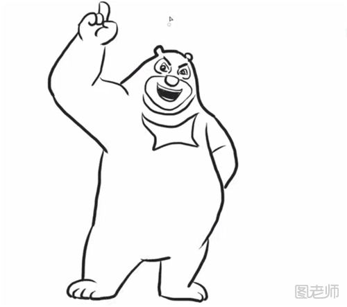 熊大的简笔画教程 怎么画熊大