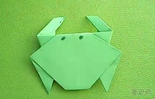 立体螃蟹手工折纸视频教程 怎么折立体的螃蟹