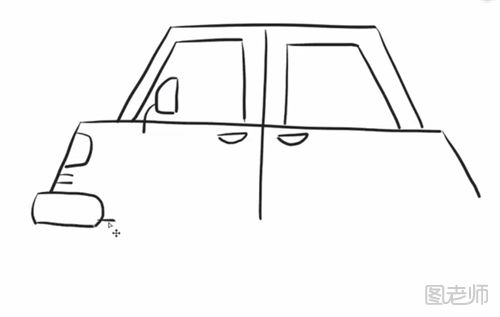 小汽车的简笔画教程 怎么画一辆小汽车