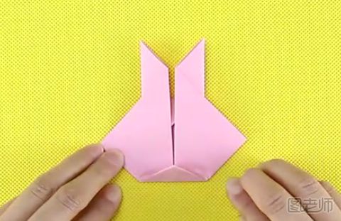 兔子折纸的教程
