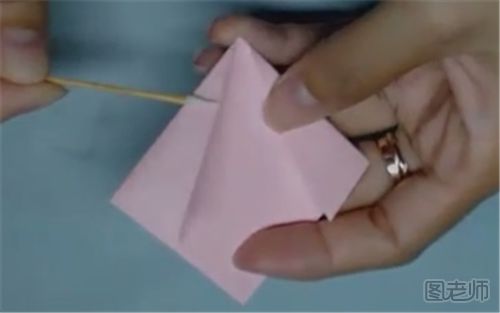 桃花折纸步骤教程