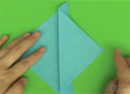 可爱的海豚折纸步骤教程
