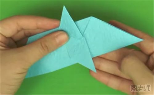 可爱的海豚折纸步骤教程