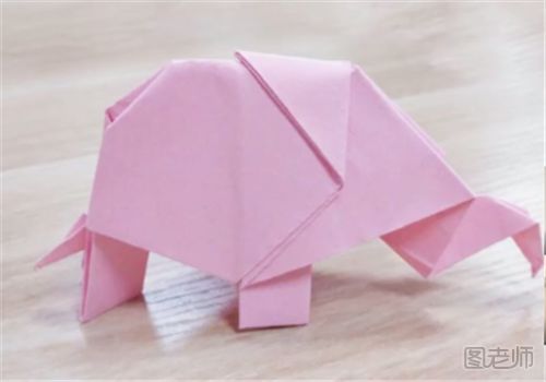 大象手工折纸步骤教程