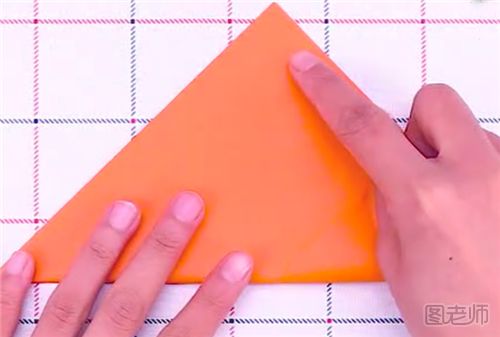 立体四角星折纸步骤教程
