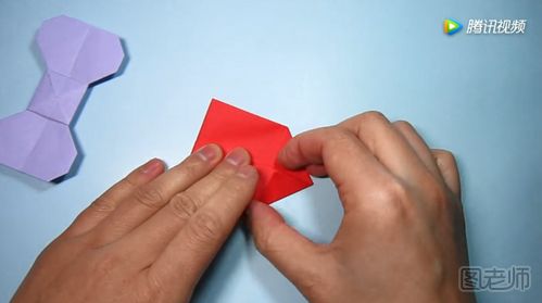 简单的蝴蝶结折纸教程 儿童手工折纸领结怎么做