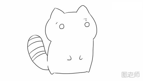 可爱的小狸猫简笔画怎么画 可爱的小狸猫简笔画如何制作