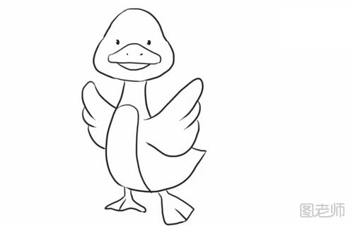 挥动翅膀的小鸭子简笔画怎么画 小鸭子简笔画如何制作