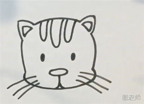 如何画一只小花猫 小花猫的简笔画怎么画